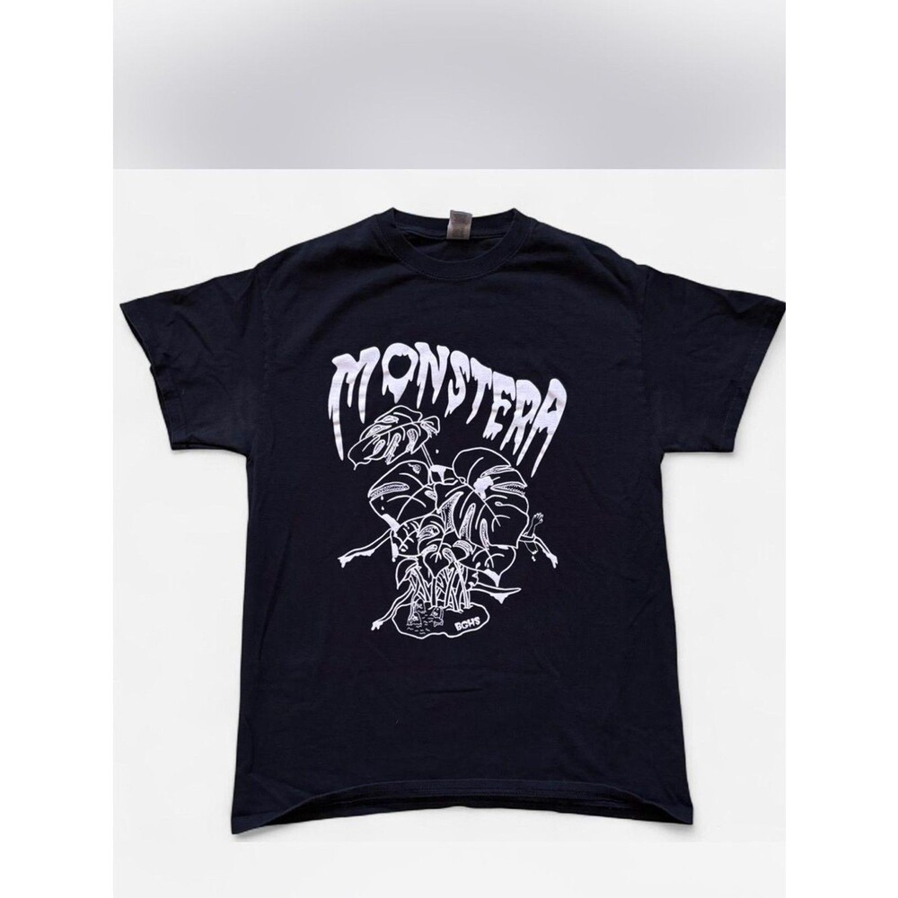 Monstera Graphic Black Unisex T-Shirt